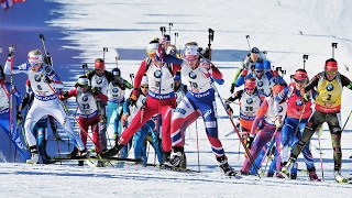 IBU World Championships Mass Start Women Hochfilzen  19022017 [upl. by Woody]