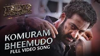 Komuram Bheemudo Song Full Video  RRR  NTR Ram Charan  Bhairava  M M Kreem  SS Rajamouli [upl. by Odrarebe]