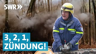 THW Einsatz Baumsprengung – Sprengung im Waldgebiet [upl. by Enidaj]