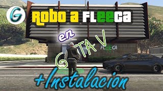 Robar Bancos Fleeca En Modo Historia  Instalación  GTA V MODS [upl. by Anyzratak67]