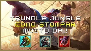 TRUNDLE JG GAMEPLAY EXPLICATIVA MUITO OP  RUNAS BUILD COUNTERS [upl. by Nangatrad]