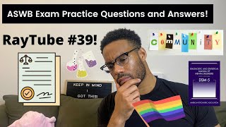 ASWB LMSW LSW LCSW Exam Prep  Practice Questions FIRSTNEXTBESTMOST with RayTube 39 [upl. by Rutledge]