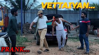 Vettaiyan Prank  Prankster rahul amp azar  comdey Videos [upl. by Dlorej]