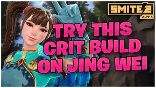 TRY THIS CRIT BUILD ON JING WEI SMITE 2 [upl. by Warde742]