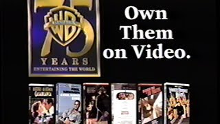 Warner Bros 75th Anniversary Collection 1997 Promo VHS Capture [upl. by Atikahc]