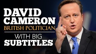 ENGLISH SPEECH  DAVID CAMERON Brexit Referendum 2013 English Subtitles [upl. by Nadabas]