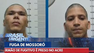 Polícia Federal prende irmão de fugitivo de penitenciária de Mossoró  Brasil Urgente [upl. by Merkley654]