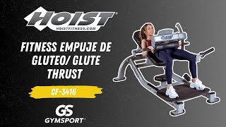 Hoist Fitness Empuje de Gluteo Glute Thrust CF3416 [upl. by Asirrac]