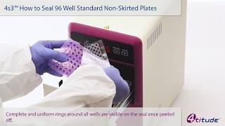 4s3™  How to Seal 96 Well Standard NonSkirted PCR Plates [upl. by Aziram]