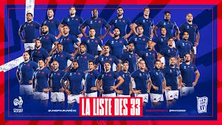 Coupe du Monde 2023  La liste des 33 joueurs du XV de France annoncée par ceux qui font le rugby [upl. by Bakki626]