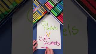 Soft pastels Vs Oil Pastels Which to use  Educational Art supplies [upl. by Appleton34]