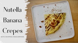 Nutella Banana Crepes NutellaBananaCrepes [upl. by Libys]