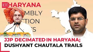 Haryana Election Results 2024 JJP suffers major blow Dushyant Chautala loses big in Uchana Kalan [upl. by Lazare]