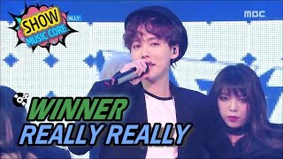 HOT WINNER위너  REALLY REALLY Show Music core 20170415 [upl. by Intruoc]