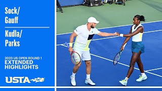 SockGauff vs KudlaParks Extended Highlights  2023 US Open Round 1 [upl. by Moises]