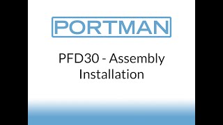 Portman  Pocket door systems  PFD30  Installation video [upl. by Thompson]