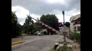 Passaggio a livello con semibarriere di via Tommaso dal Pozzo  Faenza RA  Level Crossing [upl. by Ahslek145]