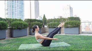 20 MIN POWER VINYASA YOGA FLOW  Core Focus [upl. by Ilke306]