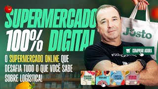 Como funciona a LOGÍSTICA de um MERCADO 100 DIGITAL  Case Justo [upl. by Henryk]