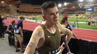 JAKOB INGEBRIGTSEN AFTER RUNNING 32673 AT MONACO DIAMOND LEAGUE BREAKS EUROPEAN RECORD [upl. by Ehr]