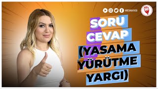 3 Soru Cevap YasamaYürütmeYargı  Esra Özkan Karaoğlu KPSS VATANDAŞLIK 2022 [upl. by Kcir]