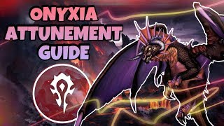 FULL Onyxia Attunement Guide  HORDE  Classic WoW Quest Guide [upl. by Marinelli931]