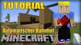 Automatischer BAHNHOF  Minecraft Tutorial [upl. by Elleon]