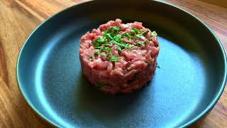 tartare de boeuf en 5 min chrono le meilleur [upl. by Descombes336]