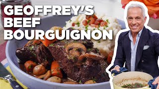 Geoffrey Zakarians Beef Bourguignon  The Kitchen  Food Network [upl. by Retloc]