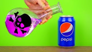 Sulfuric Acid VS Pepsi 7 Amazing Experiments [upl. by Alodie]