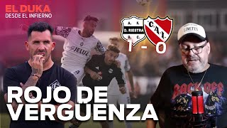 ¡ROJO DE VERGÜENZA  Riestra vs Independiente 10  ELDUKA [upl. by Mukund445]