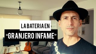 La batería en quotGranjero Infamequot de Cuchillazo tutorial [upl. by Notsle775]