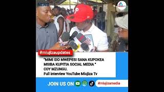 Coyo mzungu azungumzia msiba wa Pembe [upl. by Assinna]