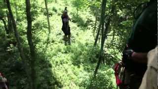 Dagaz Acres Zipline Adventure Course in Rising Sun Indiana [upl. by Lertnom]