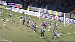 Wycombe Wanderers vs Plymouth Argyle  League Two 201314 [upl. by Yuille]