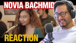 Malaysian reacts to Novia Bachmid  This Mountain Faouzia Cover Live Session [upl. by Karlow]