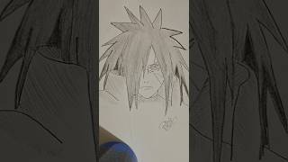 quotHow to Draw Madara Uchiha  Quick Sketch of the War Godquot💀 anime sketch naruto narutoshippuden [upl. by Ahsuat882]