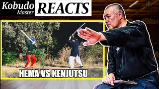 Kobudo Master Reacts to Metatrons quotHEMA VS KENJUTSUquot [upl. by Reeher]