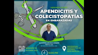 Abdomen agudo no obstétrico aspectos clave en la gestante con apendicitis y colecistitis aguda [upl. by Shirline872]