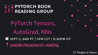 PyTorch Book Reading  2 Tensors Autograd amp NNs in PyTorch [upl. by Enneirda315]