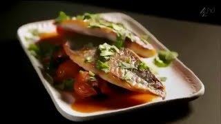 Experience Culinary Mastery with Gordon Ramsays Sea Bream with Tomato and Herb Salsa [upl. by Nelyt736]