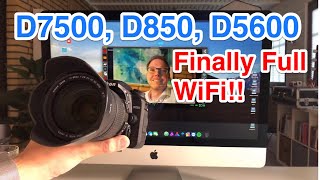 Finally full WiFi on Nikon D7500 D850 D5600 Connect camera direct to PC via WiFi [upl. by Nile]