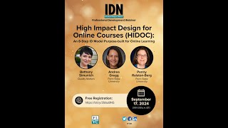 09172024 IDN Webinar Recording [upl. by Victor]