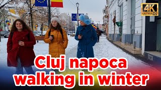 Discover the Magic of Cluj Napoca in Winterwaking in cluj [upl. by Johnsten]