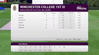 Marlborough College XI v Winchester College 1st XI  50 overs from 1130hrs [upl. by Pogue]