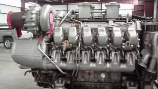 MTU 12V4000 M60 Marine Propulsion Engine [upl. by Lerrehs]