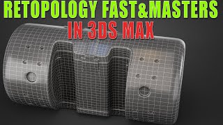 Topology Hard Surface fastest way Retopology And Subdivide In Hard Surface In 3ds Max 3  N°199 [upl. by Thibaud]