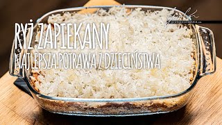 RYŻ ZAPIEKANY Z JABŁKAMI  PRZEPIS JAK Z DZIECIŃSTWA [upl. by Nadirehs529]