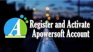 How to Register and Activate Apowersoft Account [upl. by Jola991]