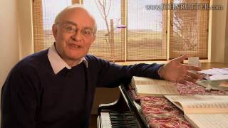 John Rutter on the Requiem 2 Liturgical settings [upl. by Lyndsie]